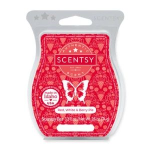 Scentsy Red, White, & Berry Pie Wax Bar *DISCONTINUED*